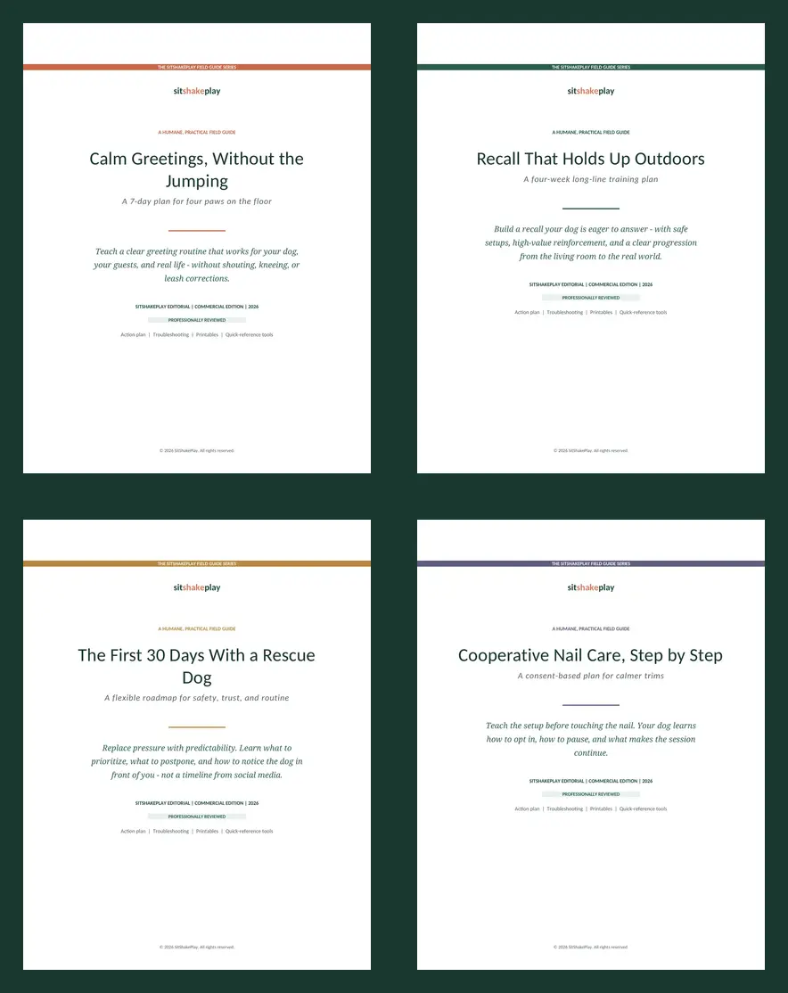 The Complete SitShakePlay Training Library guide cover