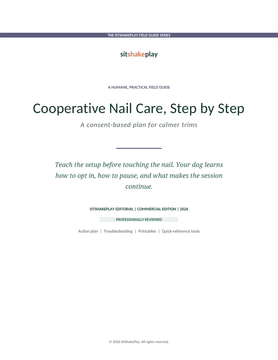 Cooperative Nail Care, Step by Step guide cover