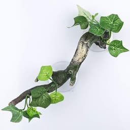 AQUA KT Reptile Corner Branch Terrarium Plant Decoration with Suction Cup