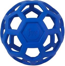 JW Pet HOL-ee Roller Dog Puzzle Ball, XL 7.5in, Natural Rubber