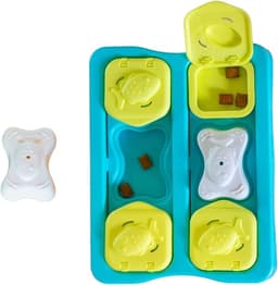 Catstages Nina Ottosson Kitty Cube Puzzle Cat Toy Treat Puzzle, 8.7"