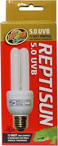 Zoo Med ReptiSun 5.0 Mini Compact Fluorescent Lamp, 13 Watts
