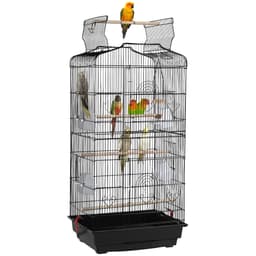Topeakmart Open Play Top Bird Cage for Small Parrots & Budgies