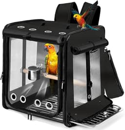Suertree Bird Carrier with Seat Belt for Car Travel