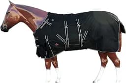 HILASON 1200D Waterproof Winter Turnout Blanket Belly Wrap