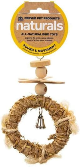 Prevue Pet Products Crown Bird Toy Natural Sound & Movement Activity Toy