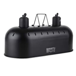 DXOPHIEX 15-Inch Dual Reptile Light Fixture