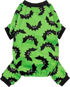 Fitwarm Halloween Bat Dog Pajamas, Funny Costumes for Small Dogs Boy Girl, Pet Outfit