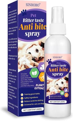 Bitter Apple Spray for Dogs, No Chew Spray to Stop Chewing, Furniture Protection