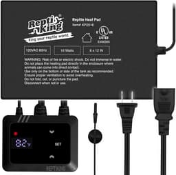 ReptiKing Reptile Heat Pad 16W with PID Dimming Thermostat