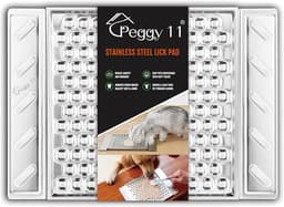 304 Stainless Steel Lick Mat for Dogs & Cats, 1 Pack