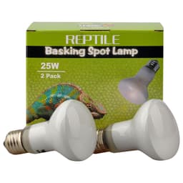 LUCKY HERP Reptile Basking Spot Lamp, 25W (2-Pack)