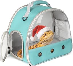 Bearded Dragon Carrier, Small Animal Travel Carrier for 2
