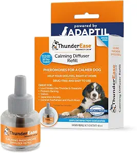 ThunderEase Dog Calming Pheromone Diffuser Refill, Powered by ADAPTIL