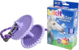 Likit Holder Purple | Stable Toy for Horses, use with Likit Horse Treats