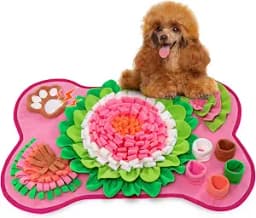 Snuffle Mat for Dogs, Pet Snuffle Mat for Small and Medium Dogs (Bone Shape)