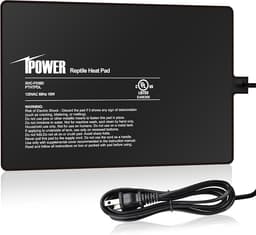 iPower Reptile Heat Pad 8"x12", 16W Under Tank Terrarium Warmer