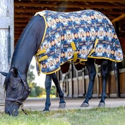 Jeffers Expression Standard Neck Fleece Cooler Horse Blanket, 72"
