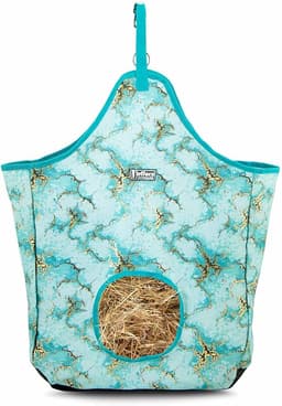 Jeffers Expression Top Loading Hay Bag for Horses & Livestock – Durable 600 Denier Hanging Hay Feeder, Water Resistant with Mesh Bottom
