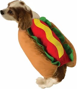 Rubies Hot Dog Pet Costume for Dogs or Cats, Small