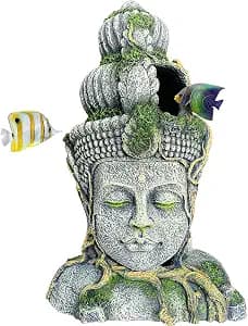 Large Buddha Head Statue Betta Cave