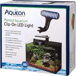 Aqueon Clip-On LED Fish Tank Light (Up to 20 Gallons)