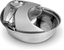 Pioneer Pet Stainless Steel Fountain, Raindrop Design, 60oz