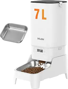 Automatic Dog Feeder with Elevated Stand, 7L, Timed
