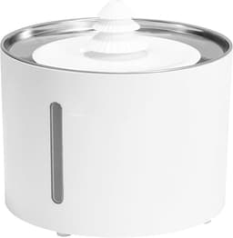 Amazon Basics Large Capacity Pet Water Fountain with Stainless Steel Top, 3L