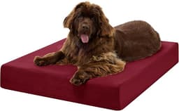 Barker Beds XL Orthopedic Dog Bed, 7" Memory Foam, 75-120 lbs, Made in USA