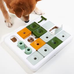 Barkwhiz Dog Puzzle Toy, 3 Levels, for Boredom and Smart Dogs