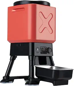 14L Automatic Dog Feeder for Large Breed, Anti-Blockage, Timed