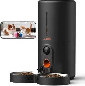 WOPET Automatic Feeder with Camera, 1080P HD Video & Night Vision