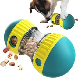 BSISUERM Dog Puzzle Toy, Adjustable Treat Dispensing Ball