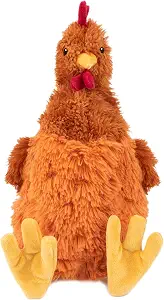 Best Pet Supplies Interactive Squeaky Dog Toy - Crinkle Chicken