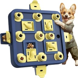 KADTC Dog Chess Puzzle Toy, 3-Levels, Mental Stimulation