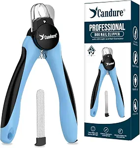 Candure LED Dog Nail Clippers with Light