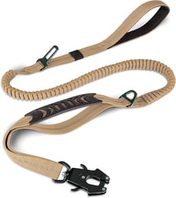 Joytale Tactical Bungee Dog Leash, Shock Absorbing No Pull