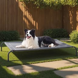 Bedsure Outdoor Elevated Cooling Dog Bed, 49in