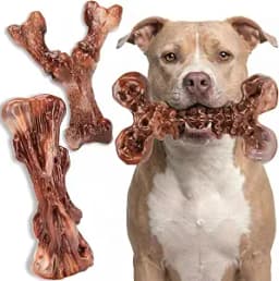 Kseroo 3-Pack Indestructible Dog Chew Toys for Aggressive Chewers, 30-100lbs