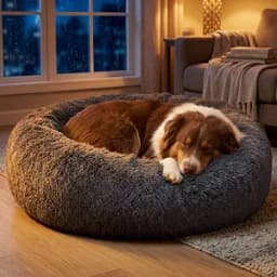 Bedsure SupportMax Calming Dog Bed, Large 36in